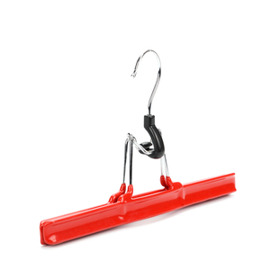 Großhandel rutsch feste PVC beschichtete Metall hose Rock <span class=keywords><strong>Hanger</strong></span> Clamp Haar verlängerung Perücke Kleiderbügel - Product Image 2
