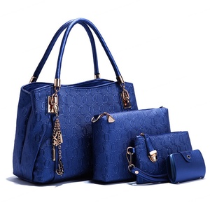 Wholesale Luxury Women's Designer Tote <b>Shoulder</b> Bags with Zipper Closure PU Material - Product Image 4