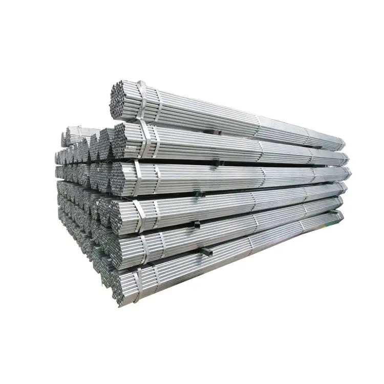 BS 1387 light medium heavy duty galvanised steel pipes double grooved