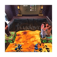 Équipement de jeux de projection de lave ar pour enfants à l'intérieur jeux au sol muraux interactifs immersifs écran mural pour enfants