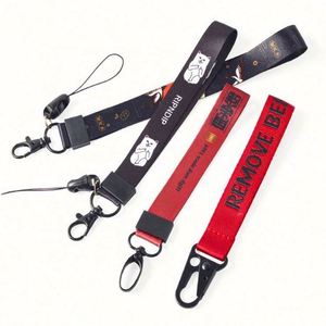 Custom Eagle Mouth Buckle Short Strap Lanyard With Logo Custom Keychain - Product Image 6