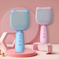 Haut-parleur karaoké micro Machine d'enregistrement Microphone sans fil pour cadeaux de noël