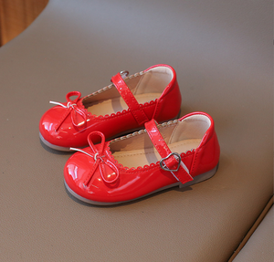 Chaussures plates en cuir pour enfants, couleur bonbon, à semelle souple, pour filles, style printemps - Product Image 4