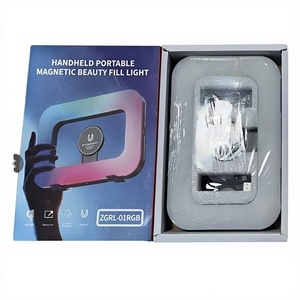 Vloglite Anneau lumineux à température de couleur réglable 2500-6500K avec stabilisateur portable pour smartphone, vidéo TikTok/YouTube, diffusion en direct - Product Image 3