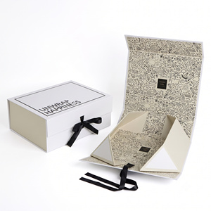 Factory Direct Folding Gift Box High End Paper Packaging Box Recyclable Gift Packaging Wholesale Manufacturer - Product Image 1
