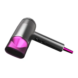 Professional Private Label DC Motor Hair Dryer Medium Negative Ion Blower Dryer With Dual-layer Hot Proof Concentrator