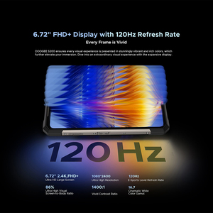 Smartphone 5G Android 14 6.72 "120Hz 12GB + 256GB Téléphone portable 10100mAh 100MP 33W Téléphone portable NFC DOOGEE <span class=keywords><strong>S200</strong></span> - Product Image 5