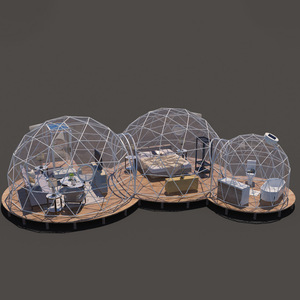 <b>Igloo</b> <b>Dome</b> Prefab Bubble House Hemispherical Aviation Aluminum Modern Design Hotel Use Professional Installation Required - Product Image 1