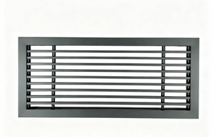 आधुनिक डिजाइन आयताकार/वर्ग एल्यूमीनियम वेंटिलेशन एयर कंडीशनिंग ग्रिल उत्कृष्ट रजिस्टर और ग्रिल के साथ रैखिक ग्रिल - Product Image 5