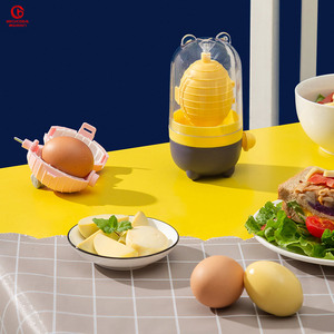 Mélangeur d'oeufs d'or portable facile à tirer avec corde de traction cuisine cuisson silicone et oeuf en plastique pour usage domestique - Product Image 3