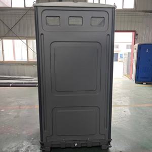 Toilettes portables en matériau HDPE, salles de bain portables, chantier de construction, WC chimique pliable, toilettes mobiles en plastique bleu - Product Image 3