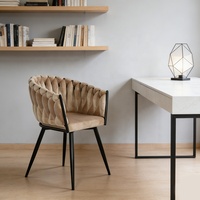Chaises de salle à manger en velours pour cuisine, vente en gros, mobilier d'hôtel nordique moderne, mobilier de maison, chaise de salle à manger