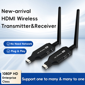 2025 mục mới 50m không có độ trễ cho HDMI không dây máy phát và máy thu <span class=keywords><strong>Kit</strong></span> 1080P 4K Video hiển thị cho PC nhựa với bộ chuyển đổi - Product Image 3