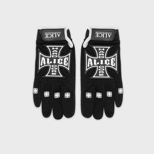 Alice for Cross PU Wrist-Length Motorcycle Gloves with Adjustable Strap for Beach Use Needle-Detecting <strong>ASAP</strong> Rocky Style - Product Image 1