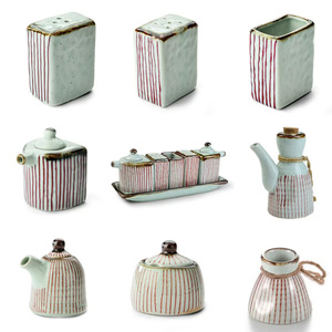 Japanese Household Restaurant Seasoning Jar Chili Jar Flavor Cup Soy <strong>Sauce</strong> <strong>Pot</strong> Vinegar Bottle Ceramic Creative Tableware - Product Image 6