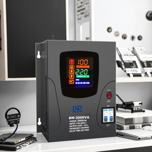 KEBO BWA 3000VA однофазный Автоматический регулятор напряжения черный настенный комплексный светодиодный дисплей переменного тока медный материал - Product Image 2