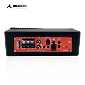 AK-03S compétition d'usine plus récent subwoofer en aluminium Ultra-mince 6*8 pouces sous le siège subwoofer Slim Active voiture <span class=keywords><strong>Bass</strong></span> Subwoofer - Product Image 3