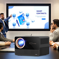 Projecteur LCD CR67 avec moteur optique entièrement intégré, 1200 lumens ANSI, compatible 4K, WiFi6, pour cinéma maison et réunions professionnelles
