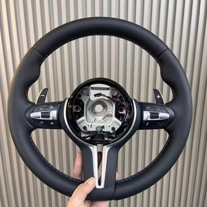 Volante Deportivo Personalizado de Cuero Azul con Marca M para <span class=keywords><strong>BMW</strong></span> F10 F20 F30 F34 E60 E90 E92 F15 F32 E82 340i - Product Image 2