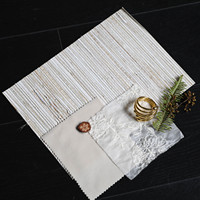 Papel Tapiz MYWIND de Hierba Natural Color Crema Blanco para Decoración de Interiores de Hoteles y Hogares, Revestimiento de Paredes Hecho a Mano