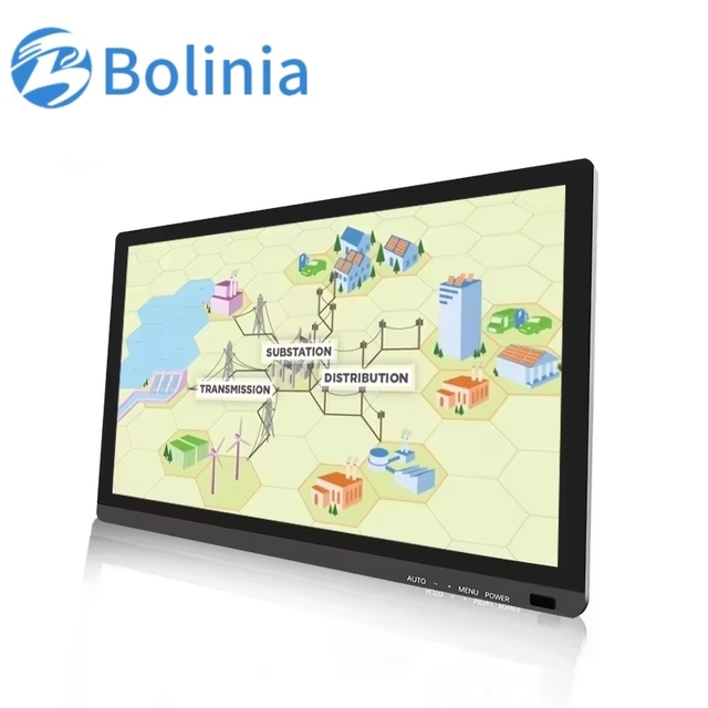 IP65 Industrial Display 21.5 Inch Black Waterproof LED Wall Mount TFT Touchscreen/New Industrial Grade LCD Monitor