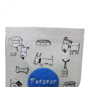 Sacs en plastique thermosoudés sur trois côtés de taille personnalisée, anti-odeur, pour aliments pour animaux de compagnie, friandises et sucettes - Product Image 5