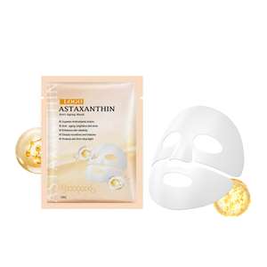 Masque anti-âge à l'astaxanthine, atténue les ridules, booste l'éclat, antioxydant, répare la barrière cutanée, pour tous les types de peau, utilisation nocturne, 1 pièce - Product Image 1