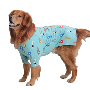 Vestidos de Otoño para Perros Grandes, Diseño Coreano de Dibujos Animados, Manga Corta, a Cuadros, de Poliéster, Ropa Delgada y Linda para Mascotas, Golden Retriever, <span class=keywords><strong>Labrador</strong></span> - Product Image 1