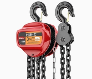 HS-C 1ton 6M hợp kim thép Hướng dẫn sử dụng chuỗi Palăng giải quyết khối ròng rọc tay nâng mới bán lẻ in ấn cửa hàng sản xuất - Product Image 5