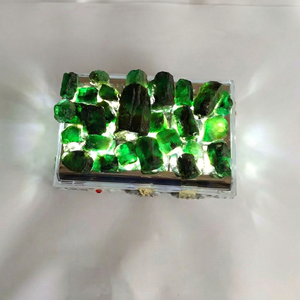 Esmeralda Natural de Grado AAA, Piedra Preciosa Suelta de Brasil, Tamaños y Formas Variadas, Bonito Color Verde, Lustre, Certificación IGI, para Joyería, 400 CTS - Product Image 1