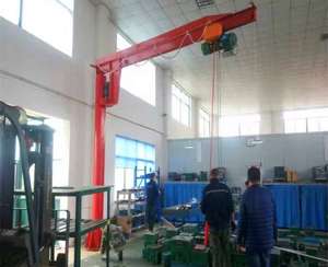 Rotación de 360 grados °   Grúa de Columna con Polipasto Eléctrico de Cadena - Product Image 5