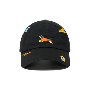 Gorra de béisbol vintage de moda urbana con bordado de perro, unisex, de corona profunda, que estiliza el rostro, informal para exteriores, que combina con todo. - Product Image 2