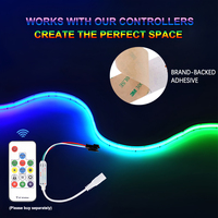 Bandes lumineuses intelligentes RGBIC adressables WS2811 12/24V Bandes lumineuses LED flexibles 10mm Tira De Luz Led découpable Bande lumineuse LED Cob