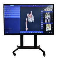 Mesa de Anatomía Humana Digital 3D ICEN IN-86 de Metal y Vidrio PLA para Ciencias Médicas, Autopsias Virtuales y Disección en Escuelas