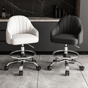 Beauty Home Hair Salon <b>Stool</b> <b>Back</b> Chair Barber Shop Lift Rotate Pulley Beauty Salon Manicure Beauty Salon - Product Image 3