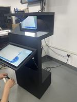 Machine publicitaire holographique 3D de 21,5 pouces, écran LED à 270 degrés, résolution 1920x1080, pour les musées, les magasins, les expositions, la publicité
