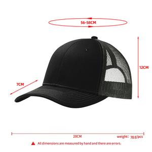 Casquette de sport à visière incurvée classique à 6 panneaux, logo personnalisé en gros, style <span class=keywords><strong>Richardson</strong></span> 112, casquette de camionneur en maille - Product Image 3