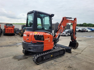 Petite mini pelle de Kx033-4 de Kubota de bonne condition mini matériel de construction de pelle avec la pelle de chenille de moteur de Kubota - Product Image 2