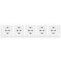 Prise murale tactile PC 220V Europe de haute qualité, nouveau design 16A pour maisons et hôtels, version bipolaire également disponible