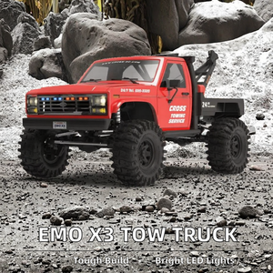 Crossrc Emo X3 1/8รถตีนตะขาบร็อค2สปีดเกียร์รถลากไฟ LED ล็อคลูกปัดยางสำหรับปีนเขาระดับผู้เชี่ยวชาญ - Product Image 2