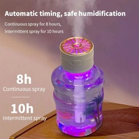 USB Portable 300ML Micro Paysage Veilleuse Timing Spray Humidificateur Ultrasonique Voiture Purificateur D'air Aromathérapie Usage Domestique YS