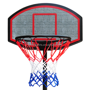 Per bambini regolabile <span class=keywords><strong>canestro</strong></span> <span class=keywords><strong>da</strong></span> basket portatile in metallo con supporto e ruote prezzo all'ingrosso per bambini e adulti - Product Image 3