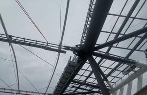 近代的なオープンエアアーク屋根鉄骨構造建物サッカースタジアムや展示会用高速設置 - Product Image 2