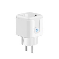 Prise intelligente Tuya de norme européenne, compatible Graffiti, Wi-Fi et Bluetooth, avec fonction de minuterie, contrôle à distance Alexa et mesure de consommation, certifiée FCC, direct usine