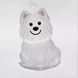 Lindo llavero transparente hecho a mano para guardar pelo de gato y perro, recuerdo de pelo de mascota, colgante para bolso - Product Image 1