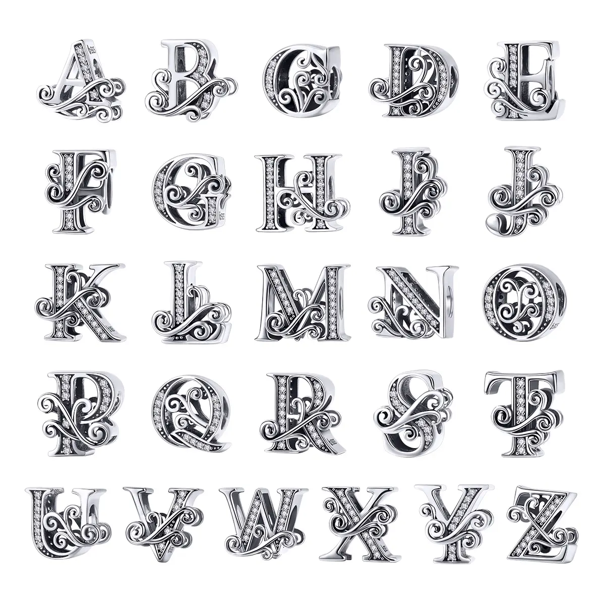 Thousands Of In Stock Wholesale Charms 925 Sterling Silver DIY Pendant Designer charms for diy Bracelet jewelry making