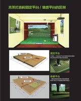 Caiton Golf Davence Technology Golden Game Simulator Practice Net Accessoires populaires Équipement de machine