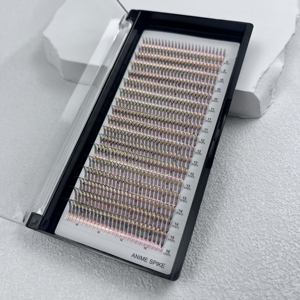 Top Lash Factory : Cils synthétiques coréens Aurora Anime Volume en gros et extensions de cils volume Anime Spikes - Product Image 2