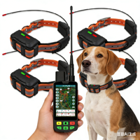 Système de clôture sans fil GPS professionnel ESEEK pour chiens : Alerte de délimitation VHF 15 km + Colliers étanches IP68 et gestion multi-zones