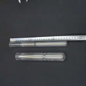 Quartz Test Tube Long Tube With 1 End Closed Transparent Quartz Glass Test Tube